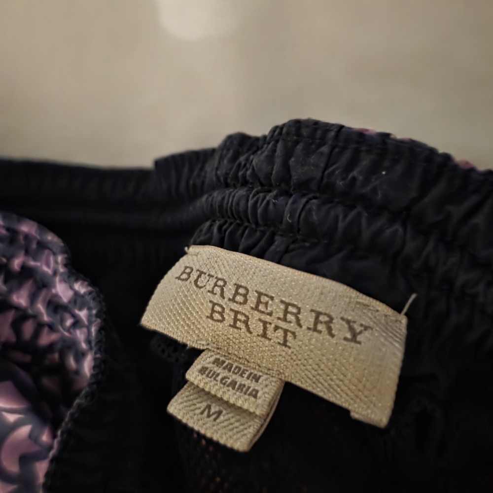 Burberry Kids Black Elastic Waist Bottoms